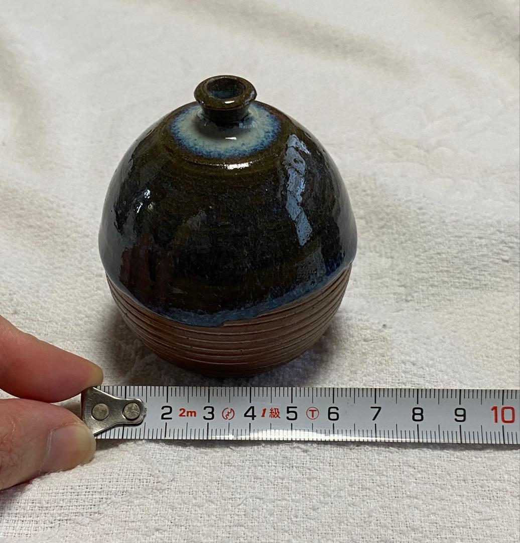 楢岡焼 一輪挿し 爪楊枝入れ 壺