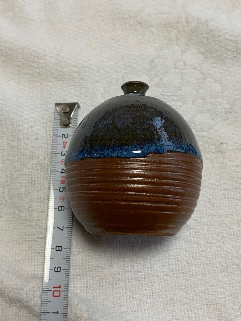 楢岡焼 一輪挿し 爪楊枝入れ 壺