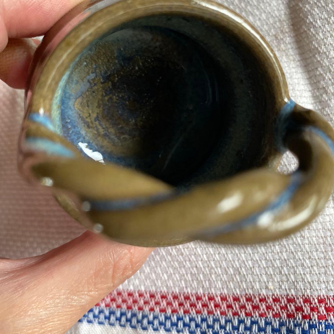 楢岡焼 一輪挿し 爪楊枝入れ 壺