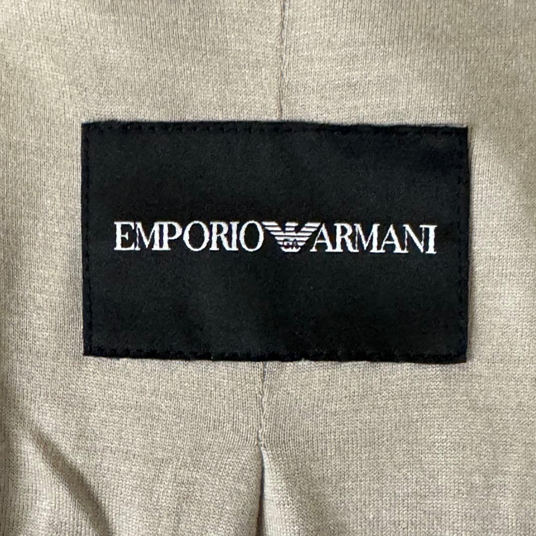 希少　エンポリオアルマーニ　ゴートレザージャケット 38 あんしん鑑定