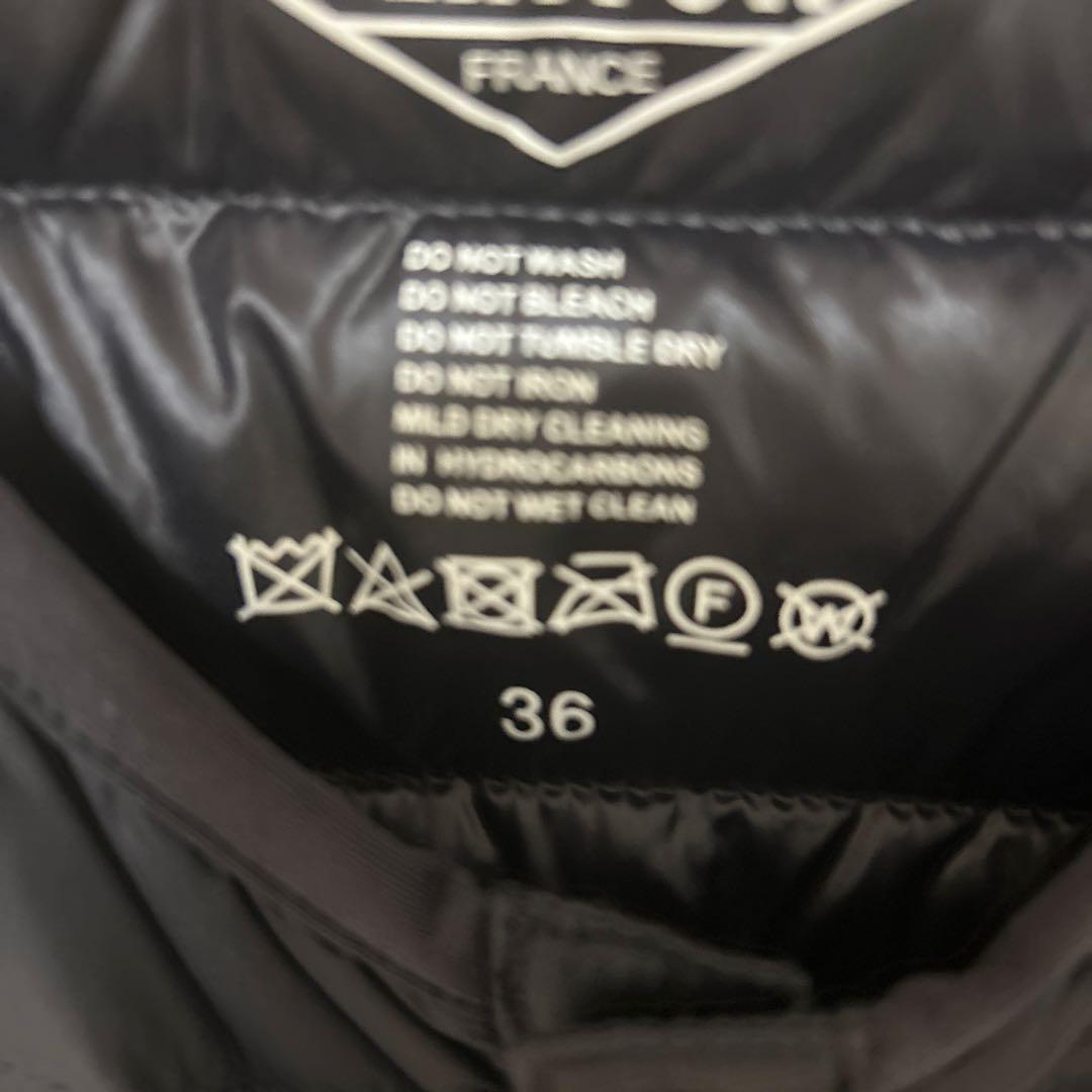 DANTON 黒 ダウンベスト サイズ36