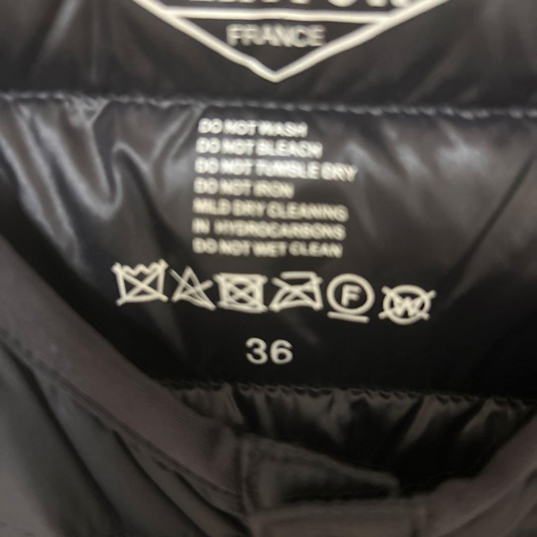 DANTON 黒 ダウンベスト サイズ36