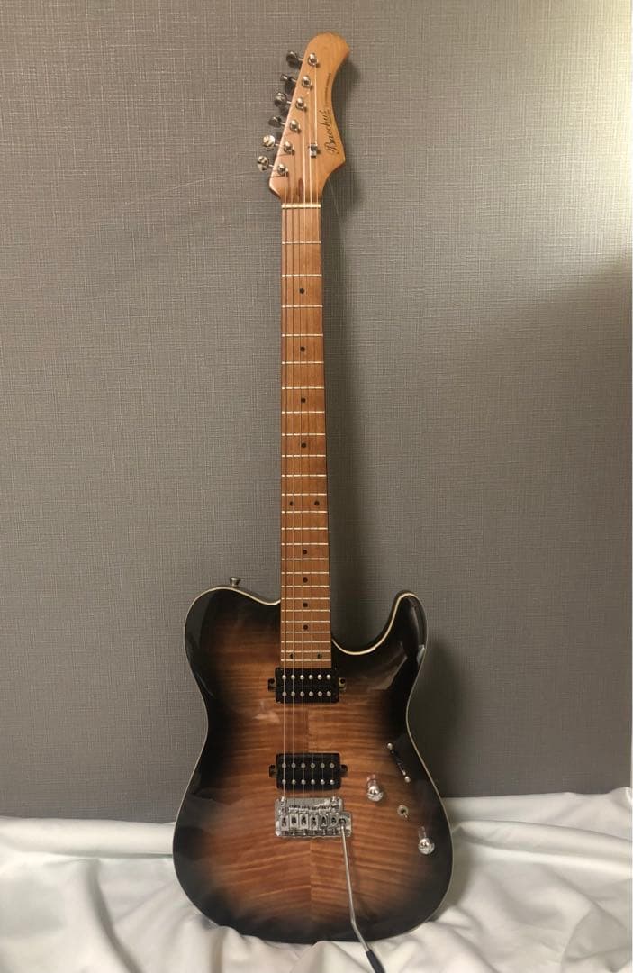 ※画像追加予定Bacchus ローステッドメイプル　テレキャス　2ハム