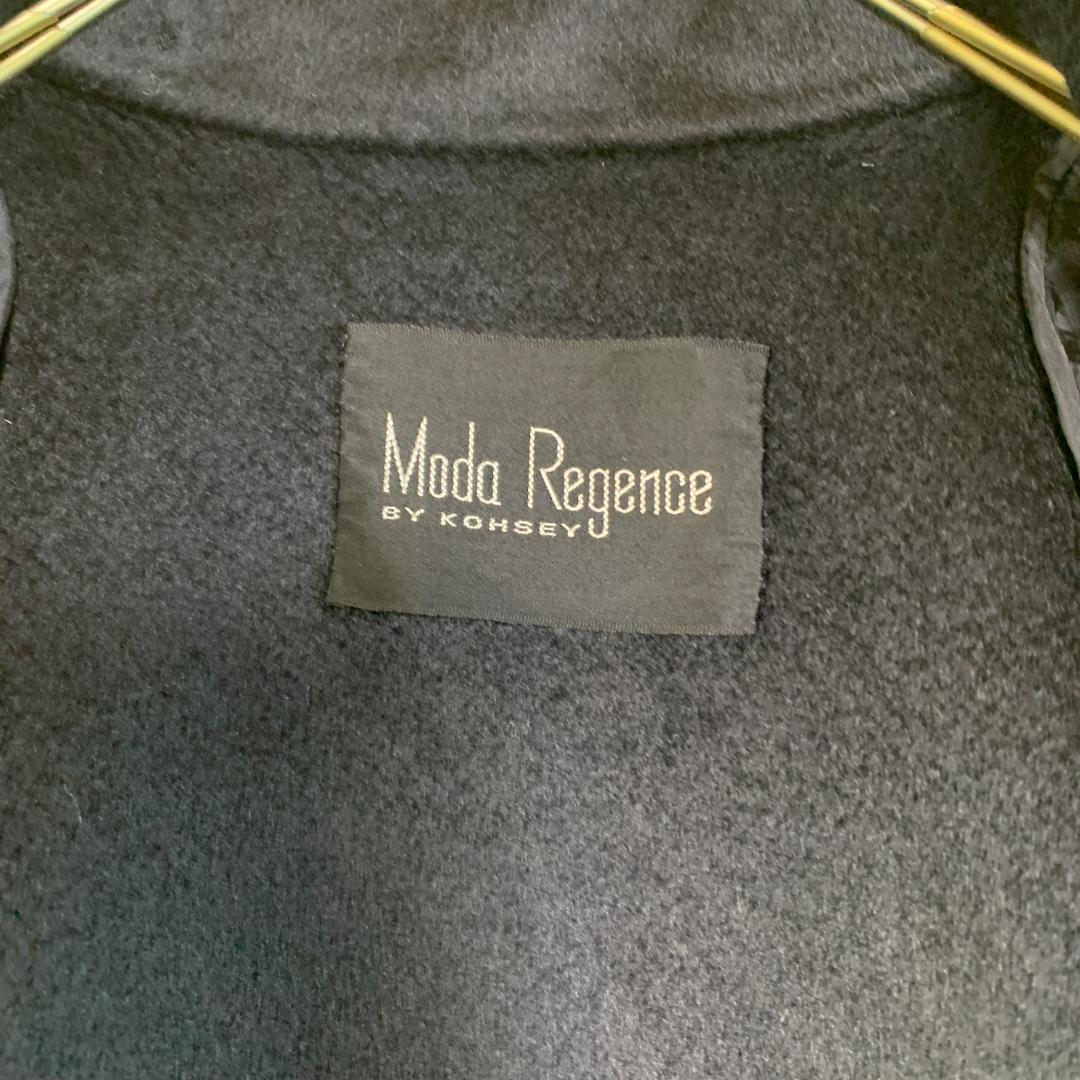 ロングコート カシミヤ PIACENZA 高級 タグ付き 黒 未使用級