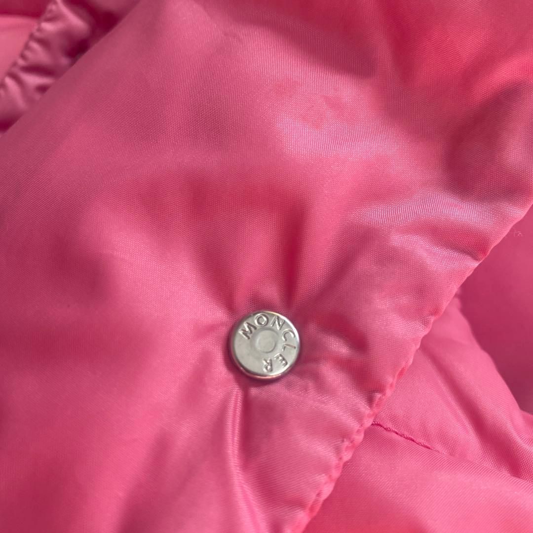 モンクレール ☆ MONCLER ダウン ベスト ピンク レディース １サイズ