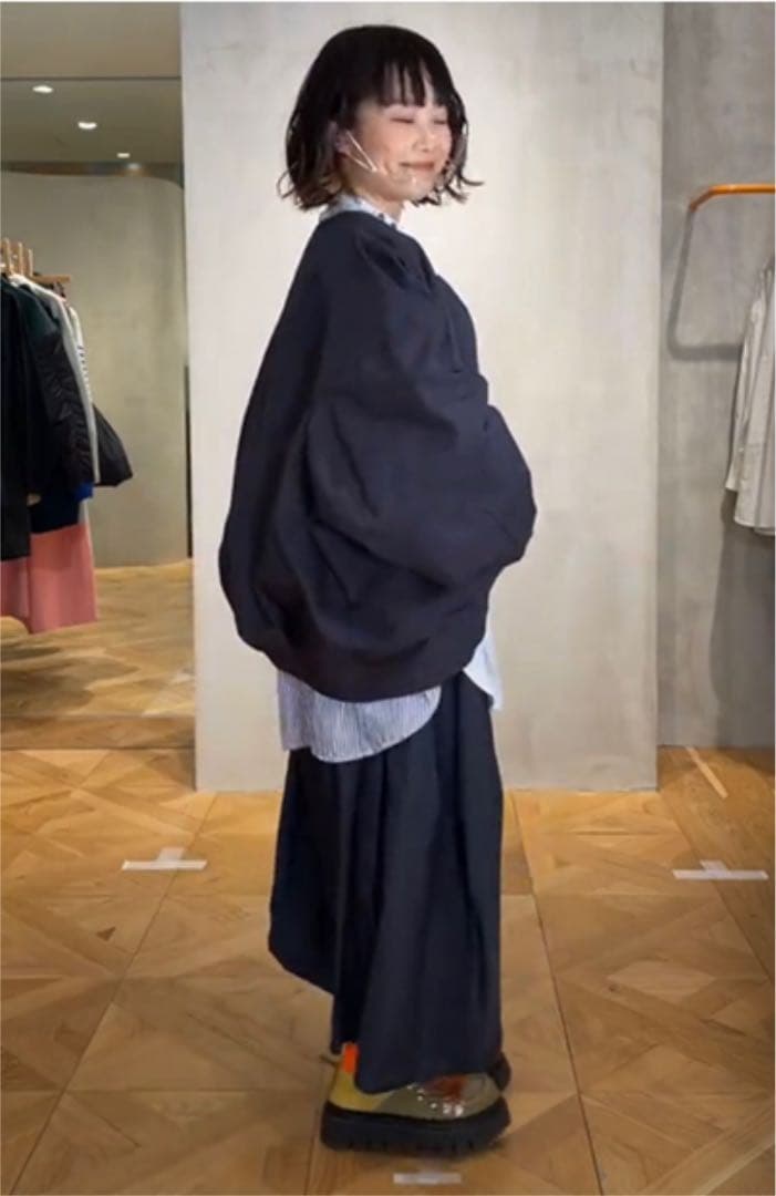 ☆美品☆ナゴンスタンス ミクロッティオックス ノーカラーファティーグジャケット