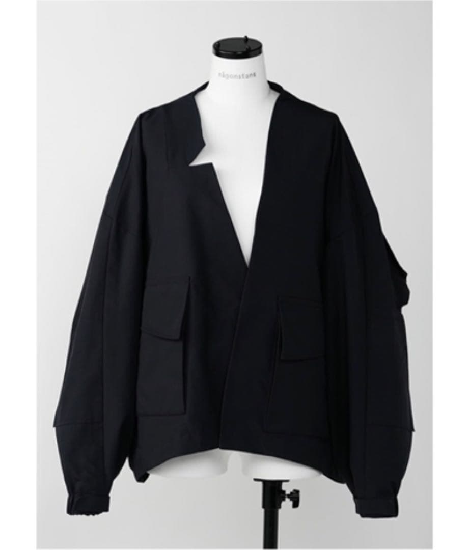 ☆美品☆ナゴンスタンス ミクロッティオックス ノーカラーファティーグジャケット