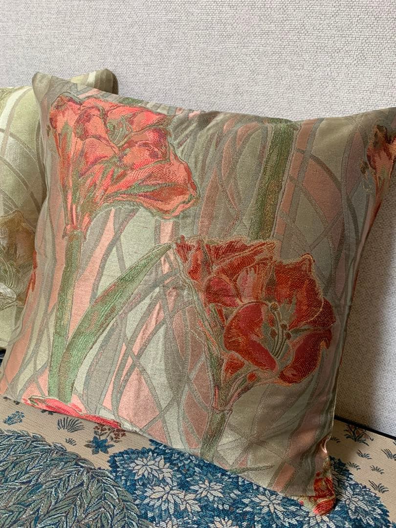 スミコホンダ クッションカバー2枚　45×45 川島織物