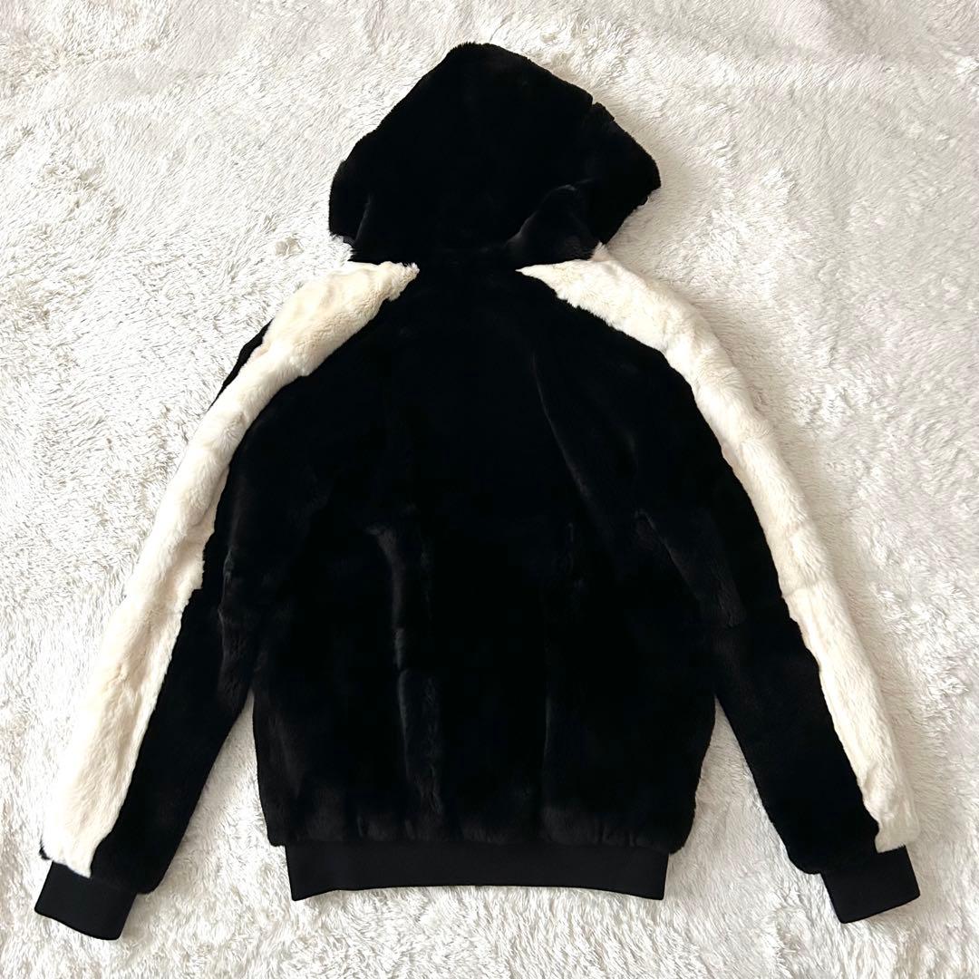 希少✨Mr&Mrs Italy バーニーズ　リアルファー　パーカー　ジップアップ