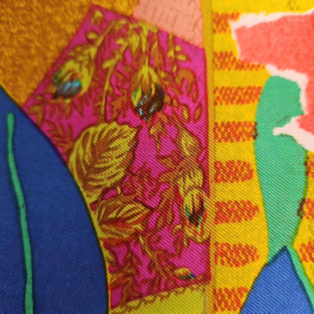 ◾CHRISTIAN LACROIX シルク　スカーフ　イタリー製　未使用