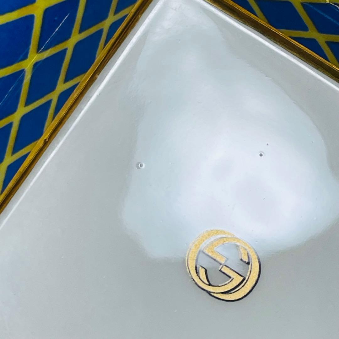 GUCCI グッチ ヴィンテージ スクエア ミニ トレイ 小皿 プレート