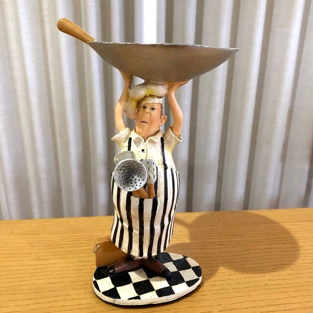 アンティーク調小物　シェフ　キッチン