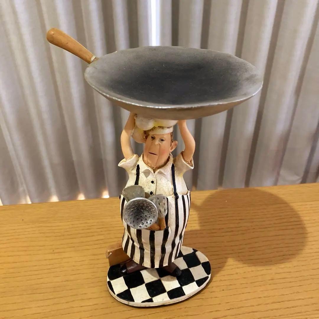 アンティーク調小物　シェフ　キッチン