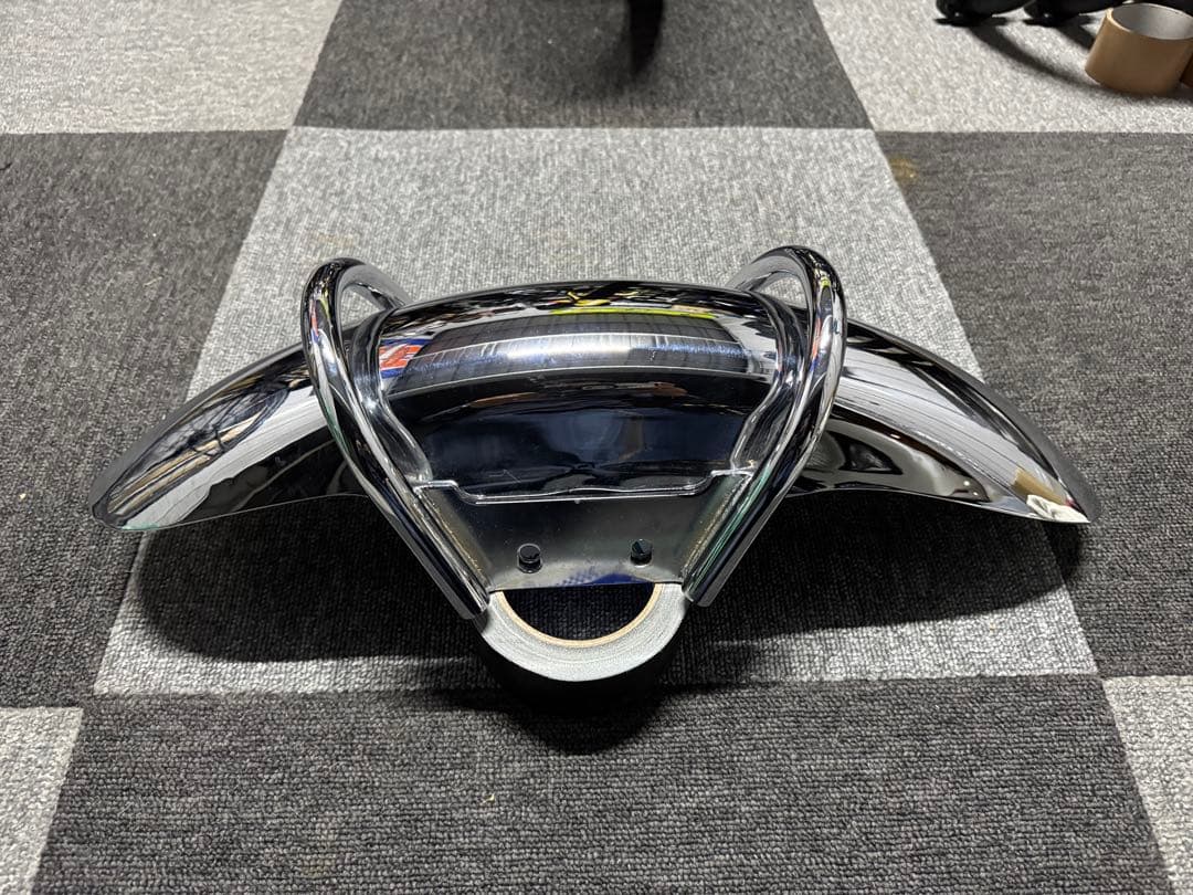 Z1 スタビ付き　メッキフロントフェンダー