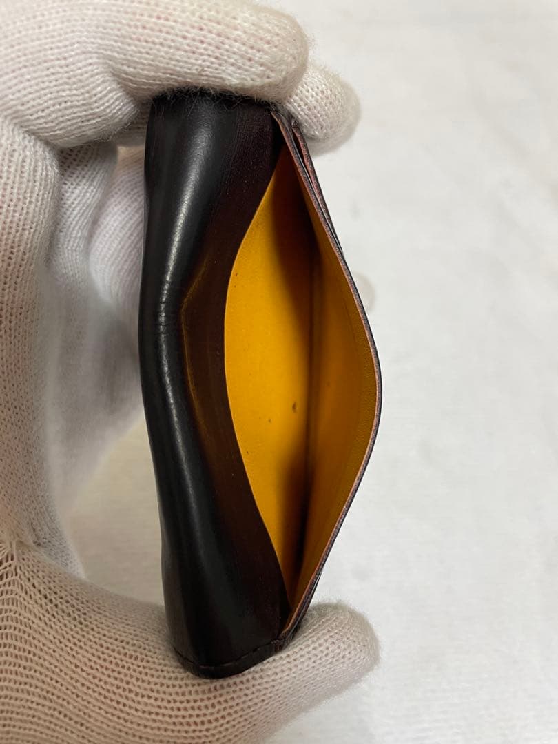 GANZO ガンゾGUD2 カード入れ付き小銭入れ バーガンディ