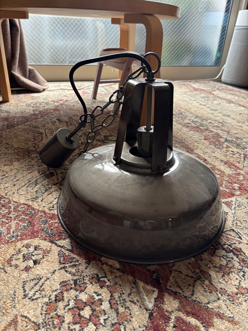 アクメファニチャー廃盤グレー メタル ペンダントライト E26