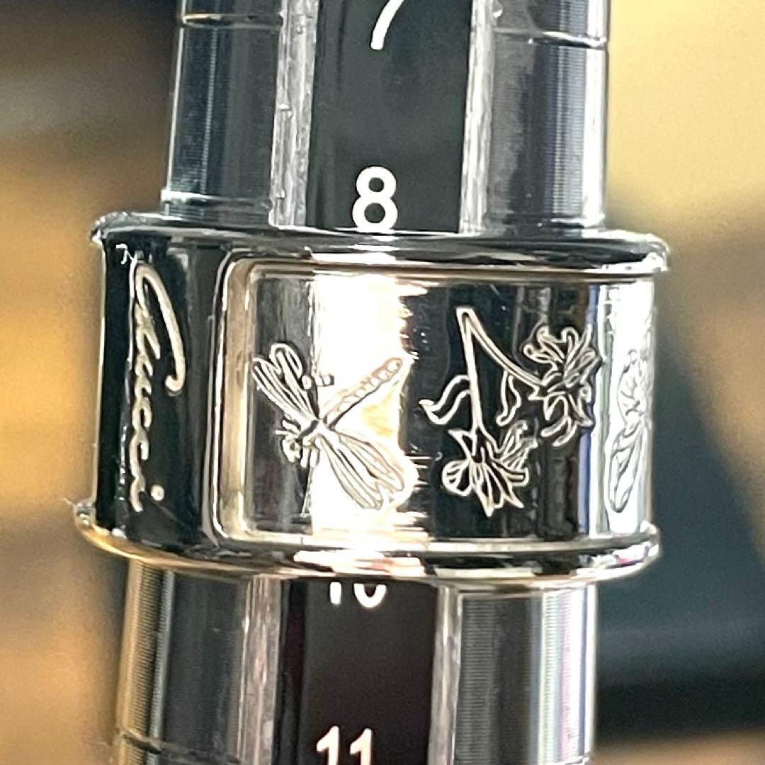 ま*め様 9号　極美品　ピンキー　GUCCI グッチ　リング　フローラ　メンズ