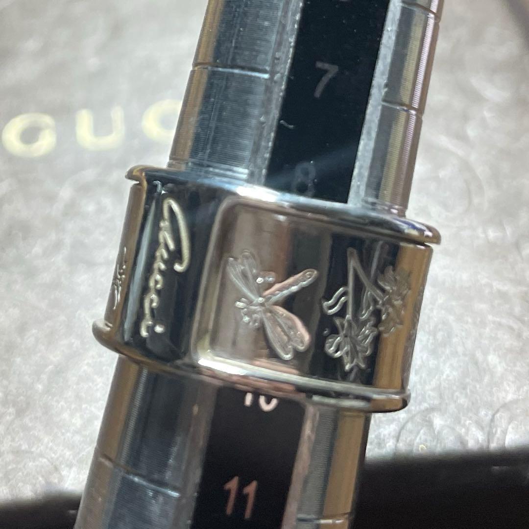 ま*め様 9号　極美品　ピンキー　GUCCI グッチ　リング　フローラ　メンズ