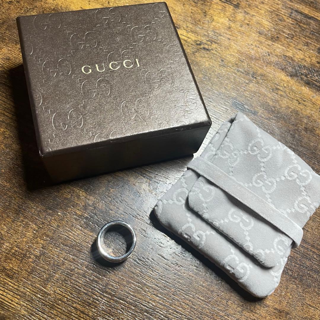 ま*め様 9号　極美品　ピンキー　GUCCI グッチ　リング　フローラ　メンズ