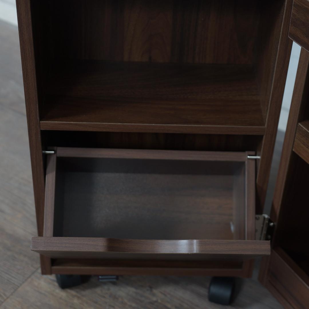 【新品・未使用】 コスメワゴン　ミラー付き　コスメボックス　完成品