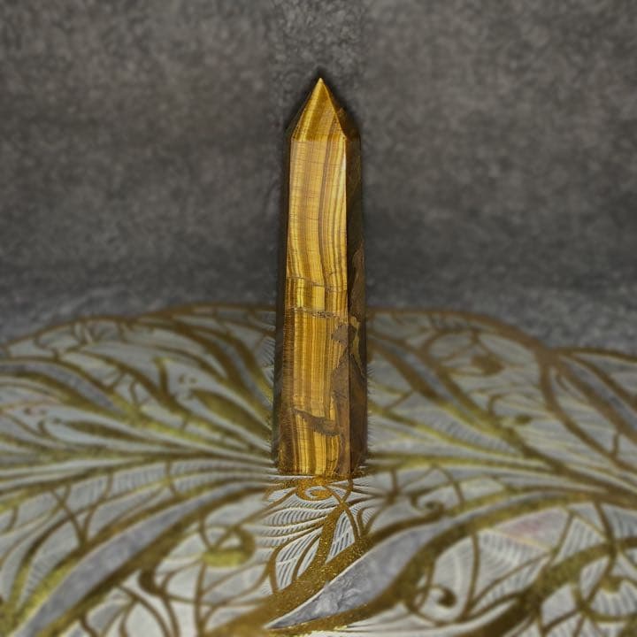 タイガーアイ　原石（ポイント）