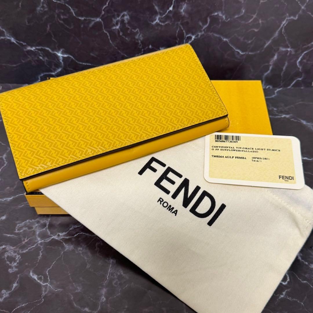 正規品♡フェンディ 本革 長財布 小銭入れ付 本物 FENDI 付属品あり