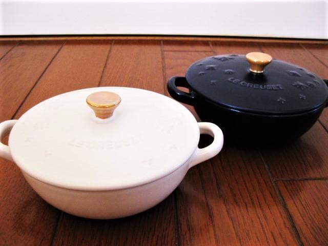 今週終了〜ルクルーゼのミニマルミット２個セット　スターレリーフ