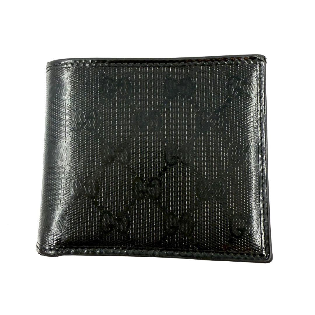 GUCCI グッチ　ブラック 二つ折り財布
