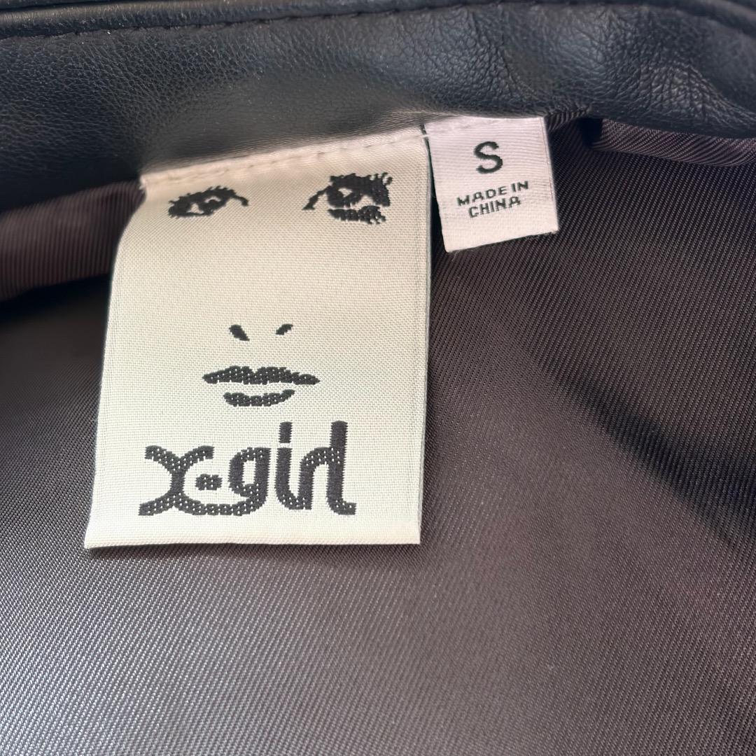 x-girl フェイクレザージャケット Sサイズ