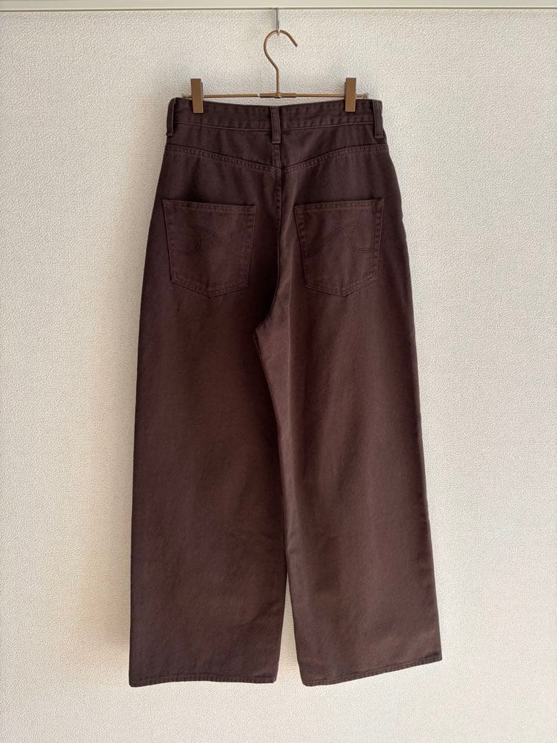 新品・未使用【SeaRoomlynn】ワイドウエストバギー SRN05 ブラウン