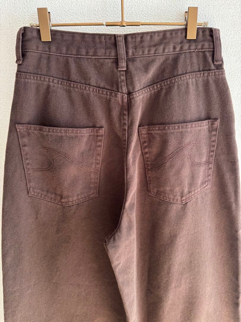 新品・未使用【SeaRoomlynn】ワイドウエストバギー SRN05 ブラウン