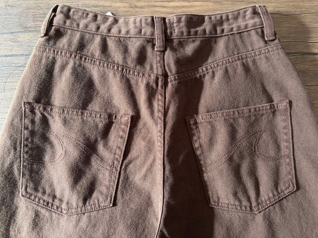 新品・未使用【SeaRoomlynn】ワイドウエストバギー SRN05 ブラウン