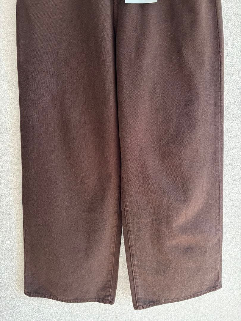 新品・未使用【SeaRoomlynn】ワイドウエストバギー SRN05 ブラウン