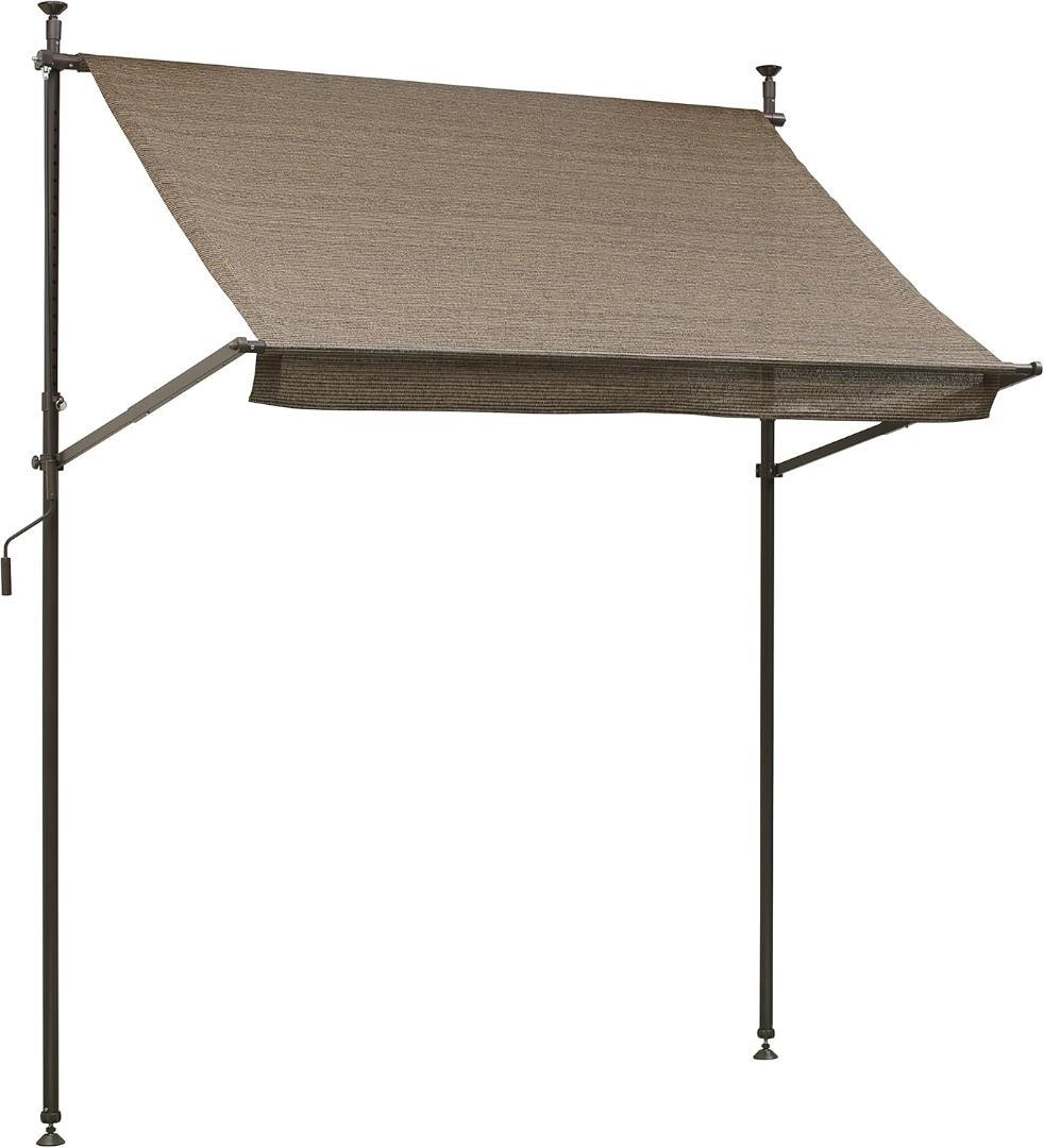 タカショー クールサマーオーニング モカ つっぱり式で簡単設置 CSA-20M