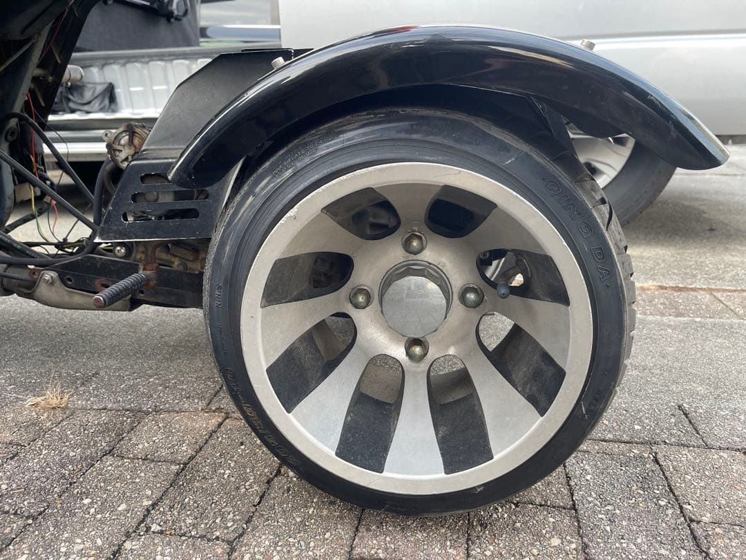 ジャイロX TD01ホイール&40mmスペーサー&タイヤセット ミニカー登録