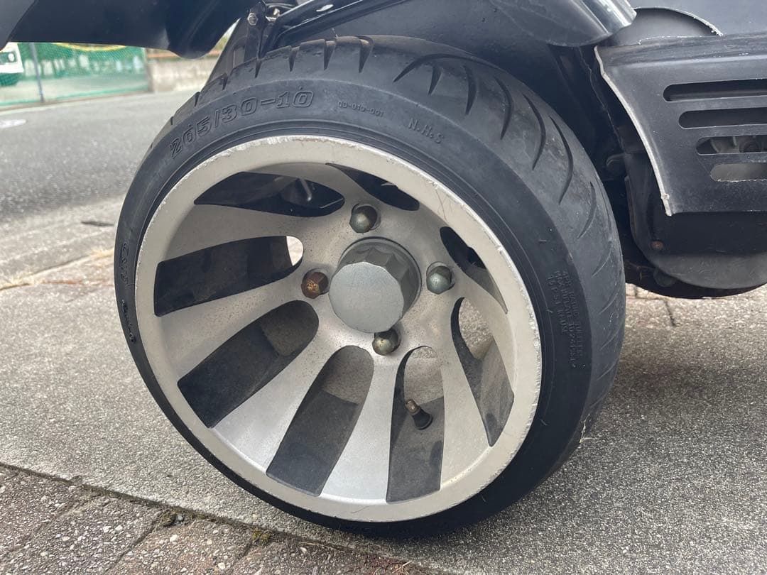 ジャイロX TD01ホイール&40mmスペーサー&タイヤセット ミニカー登録