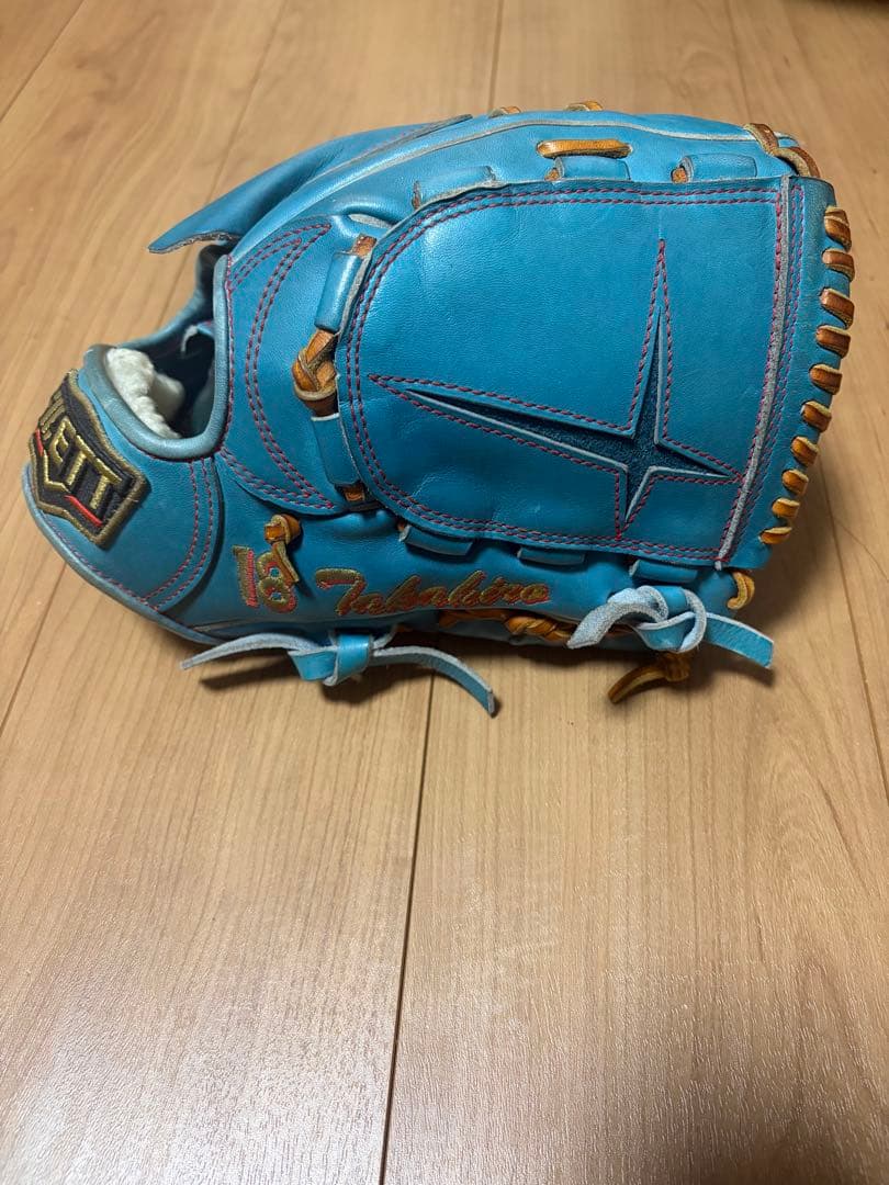 ZETTプロステイタス軟式オーダー投手用グラブ