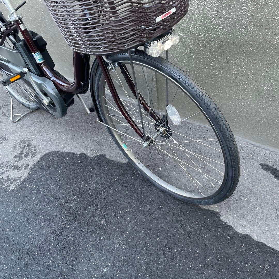 ヤマハ電動アシスト自転車ブラウン