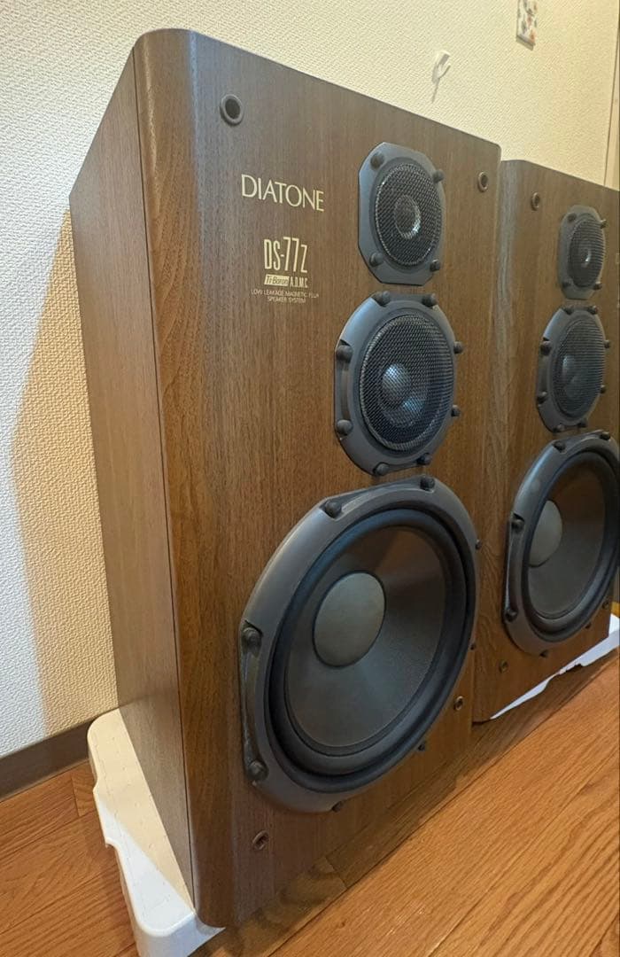 極美品 DIATONE DS-77Z スピーカー ペア ウッド調 名機