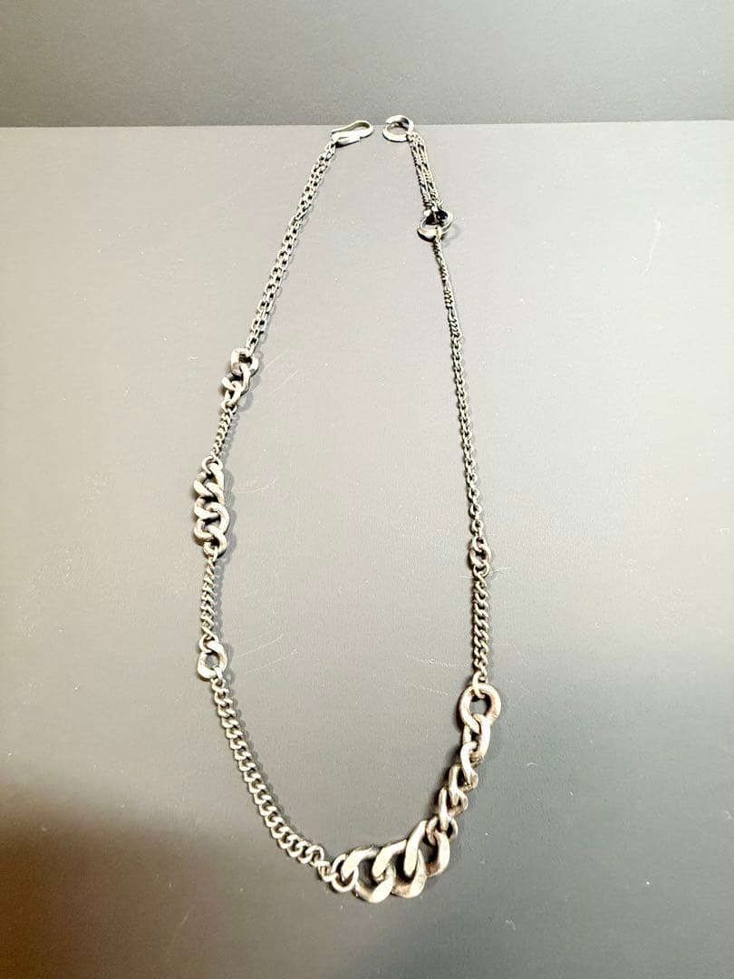 PRY 3way Silver Mix Chain Necklace シュウト