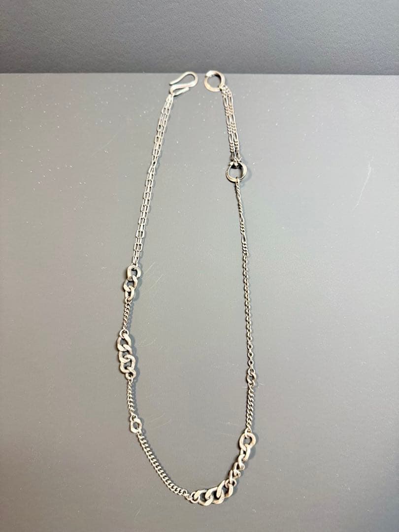 PRY 3way Silver Mix Chain Necklace シュウト