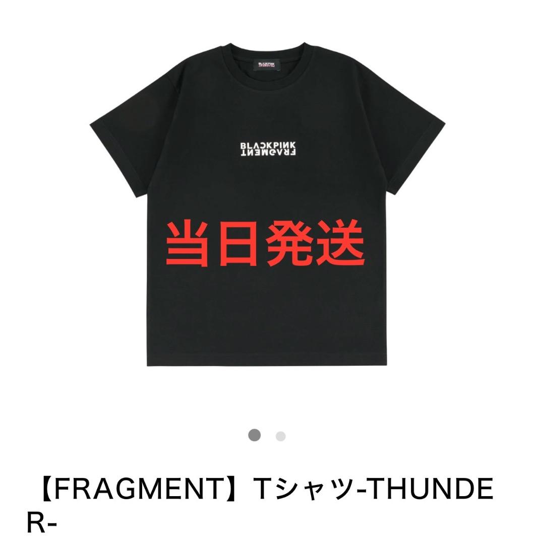 FRAGMENT x BLACKPINK TシャツThunder \