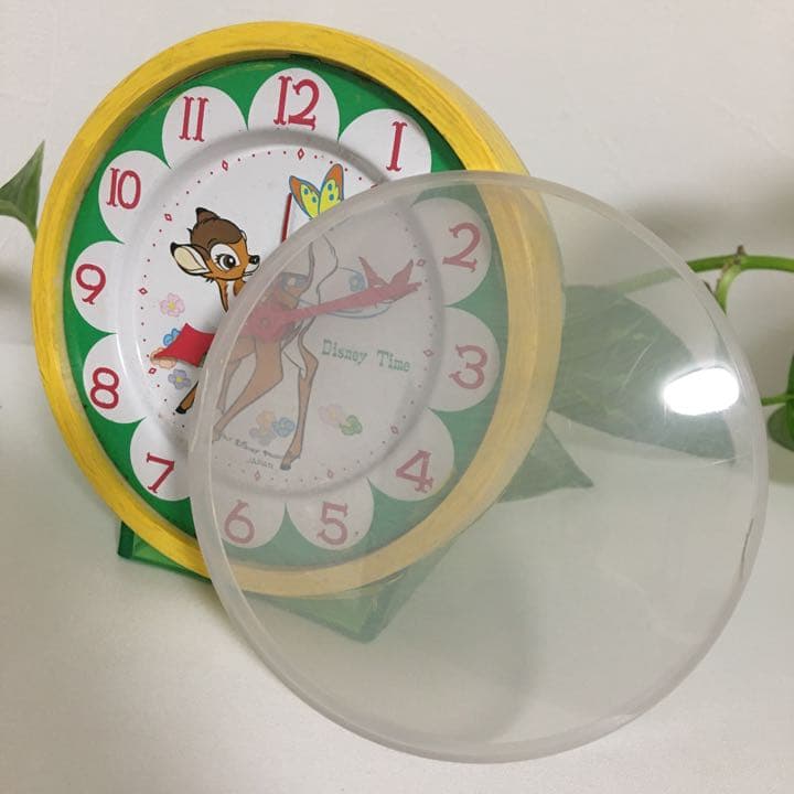 希少レトロ　Disney バンビ置き時計（手巻き）