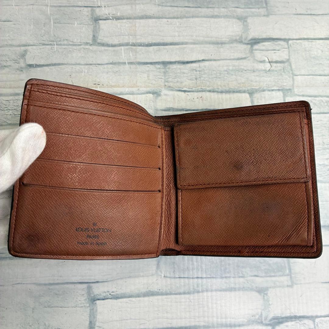 45 LOUIS VUITTON ルイヴィトン　モノグラム　二つ折り財布 kq1