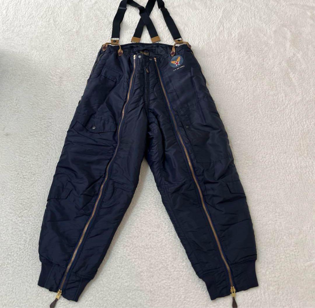 HOUSTON 40 フライトパンツ A-11B フライトスーツ ネイビー 肉厚