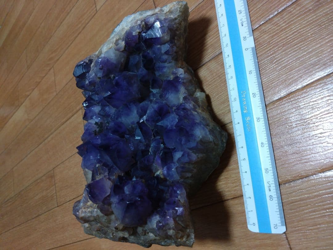 約20cm アメジスト 原石 クラスター