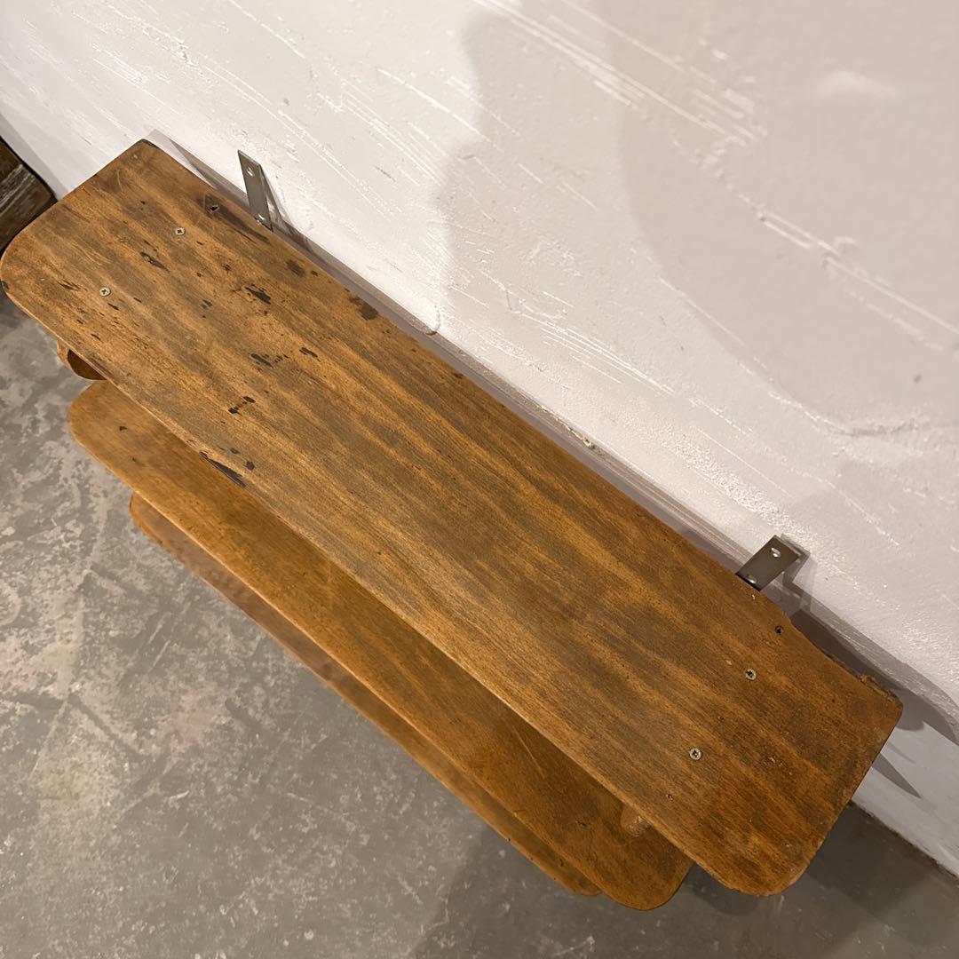 ヴィンテージ　ウォールシェルフ　ラック　壁掛け　壁面収納棚