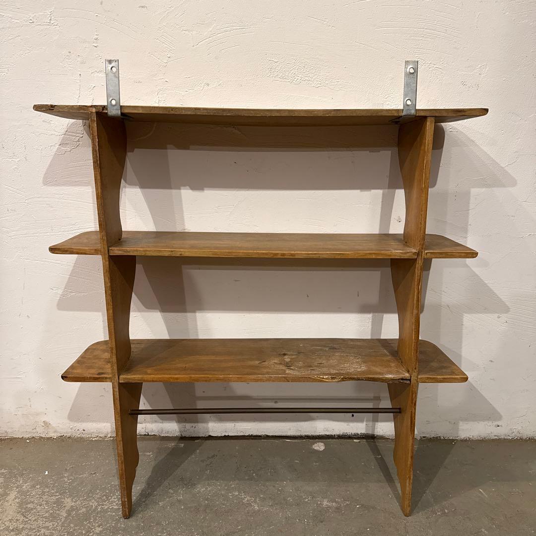 ヴィンテージ　ウォールシェルフ　ラック　壁掛け　壁面収納棚