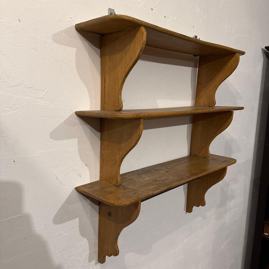 ヴィンテージ　ウォールシェルフ　ラック　壁掛け　壁面収納棚