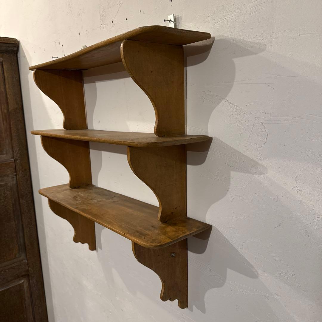 ヴィンテージ　ウォールシェルフ　ラック　壁掛け　壁面収納棚